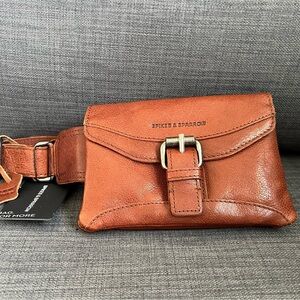 NWT SPIKES & SPARROW FANNY PACK BAG ON THE BELT PURSE